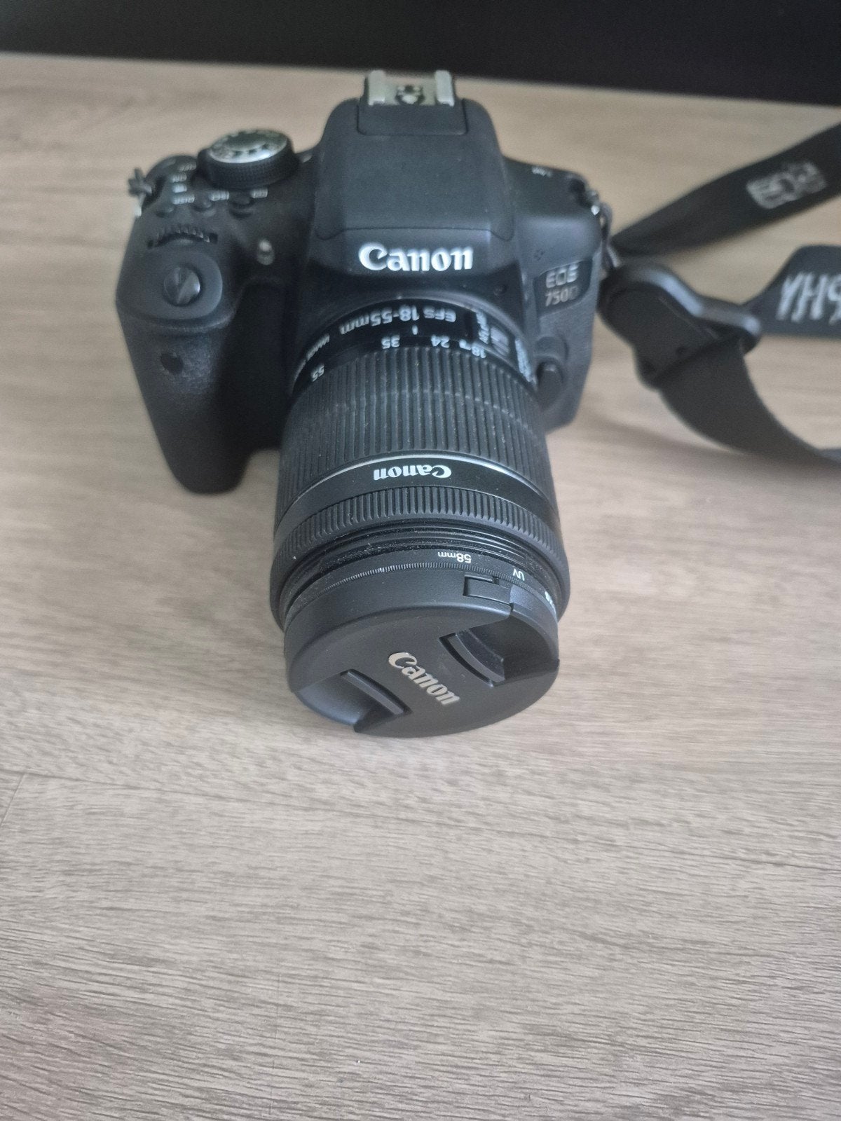 Canon EOS 750D Spiegelreflexcamera met 18-55mm lens, Spiegelreflex, Canon, Cameratas, Ophalen of Verzenden