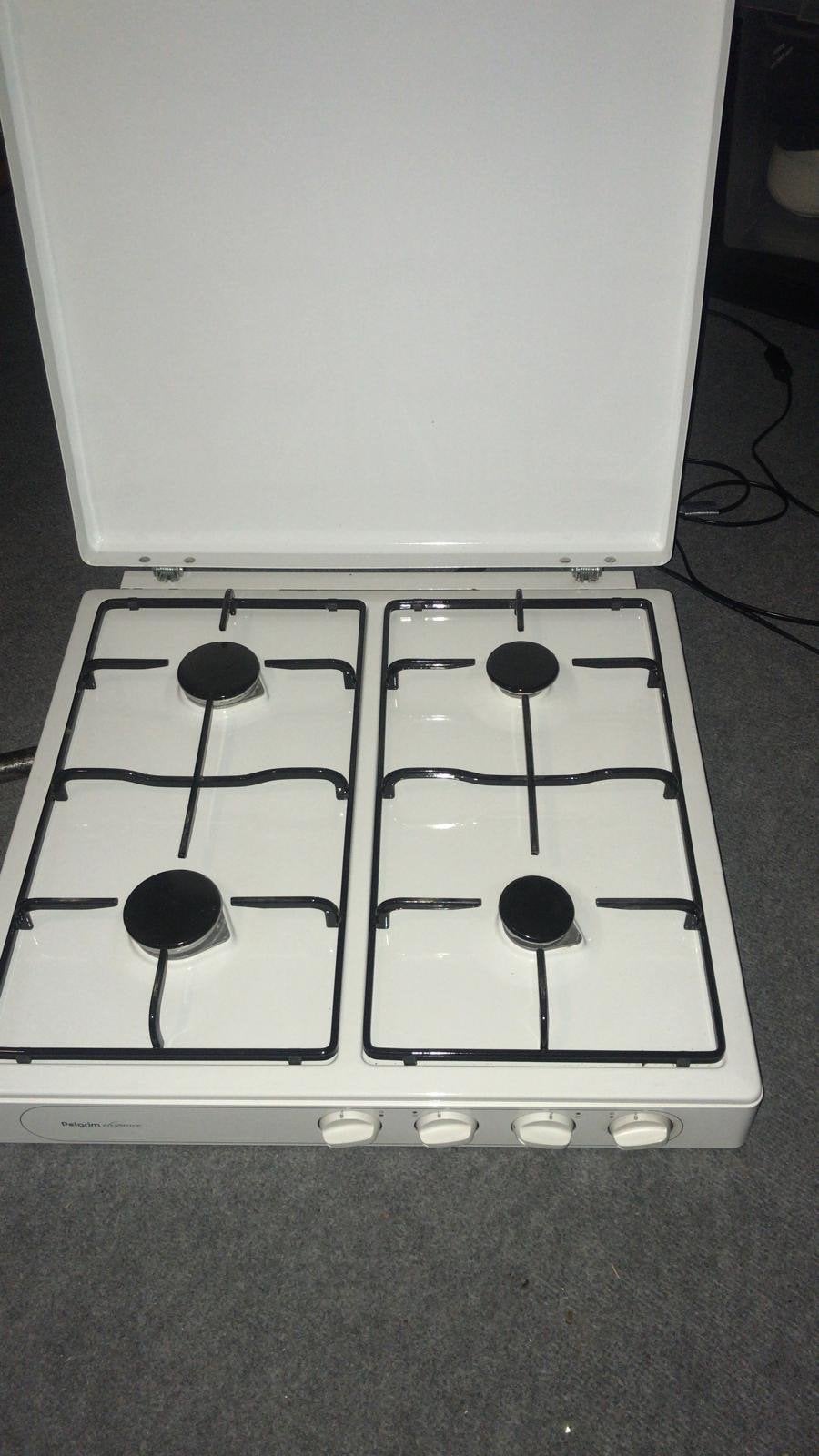 Compact gasfornuis met 4 kookzones - Ideaal voor kleine ruim, Witgoed en Apparatuur, Ophalen, Gebruikt, Minder dan 85 cm, 4 kookzones