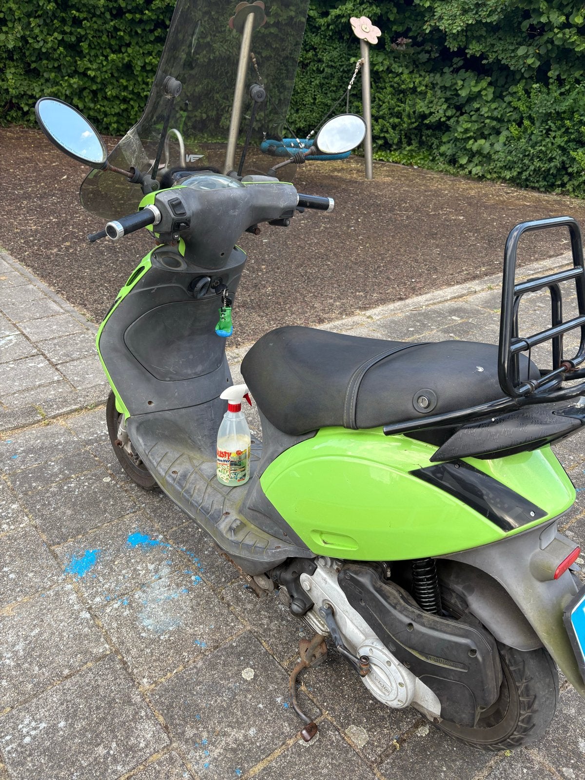 Piaggio Zip Scooter - Groen, Goede Staat, Gebruikt, Maximaal 45 km/u, Zip, Ophalen of Verzenden