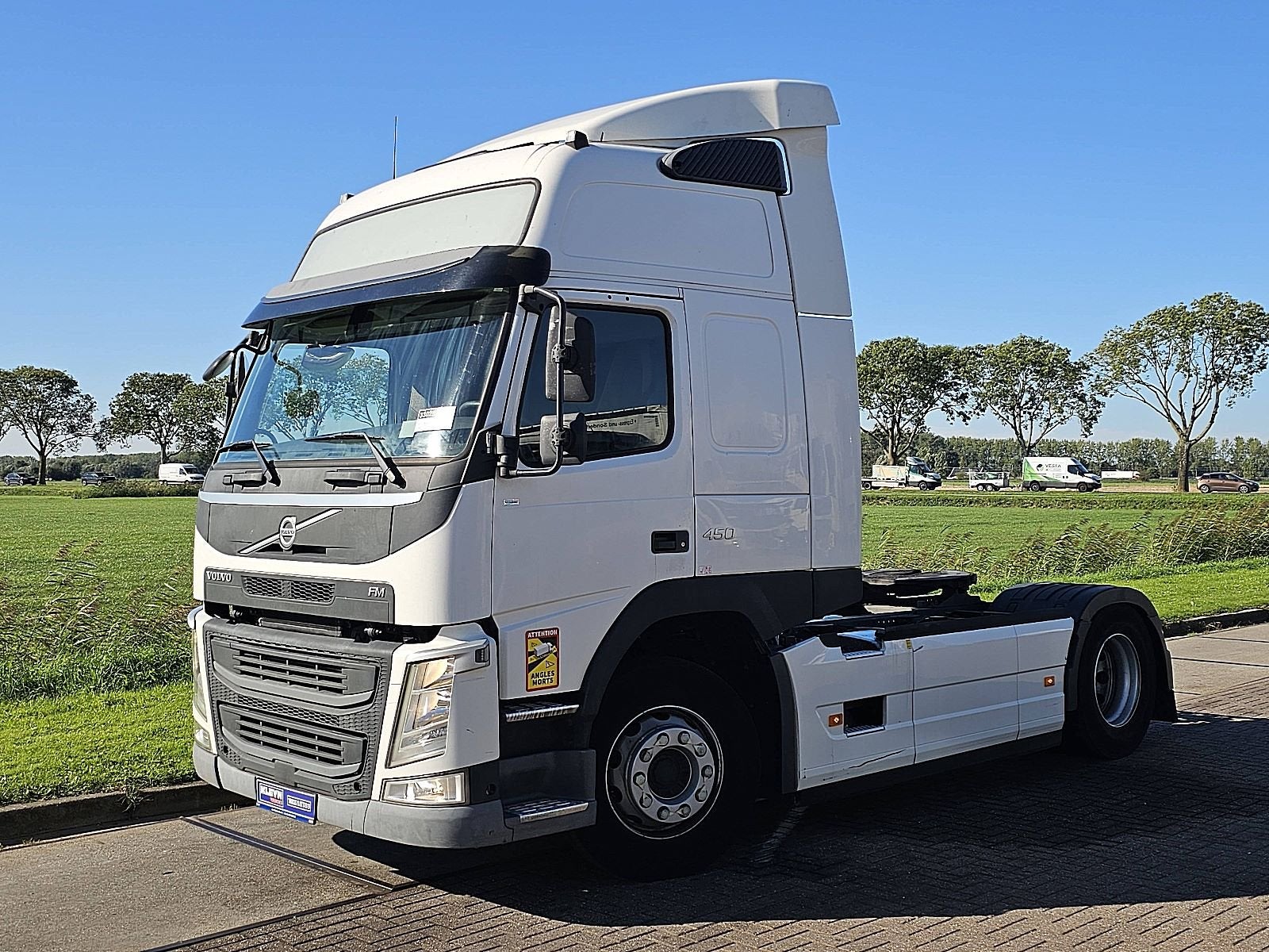 VOLVO FM 450 450 skirts airco, Auto's, Automaat, 460 pk, Euro 6, Wit