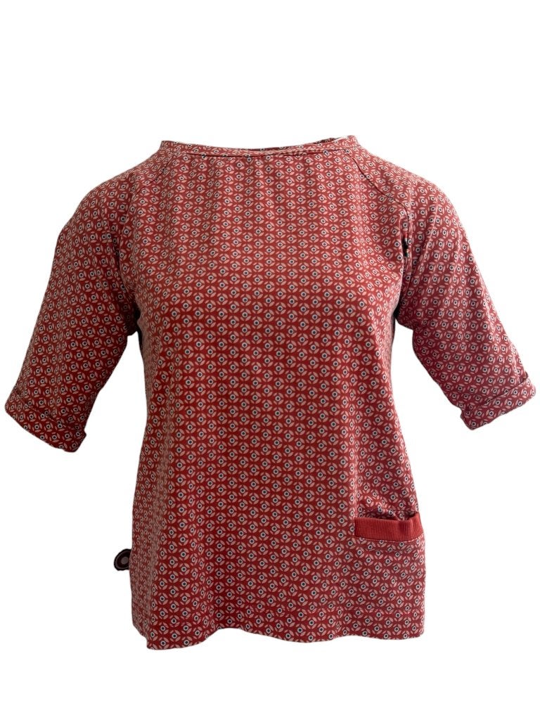 4funkyflavours shirt M, Kleding | Dames, Bruin, Ophalen of Verzenden, Zo goed als nieuw, Korte mouw