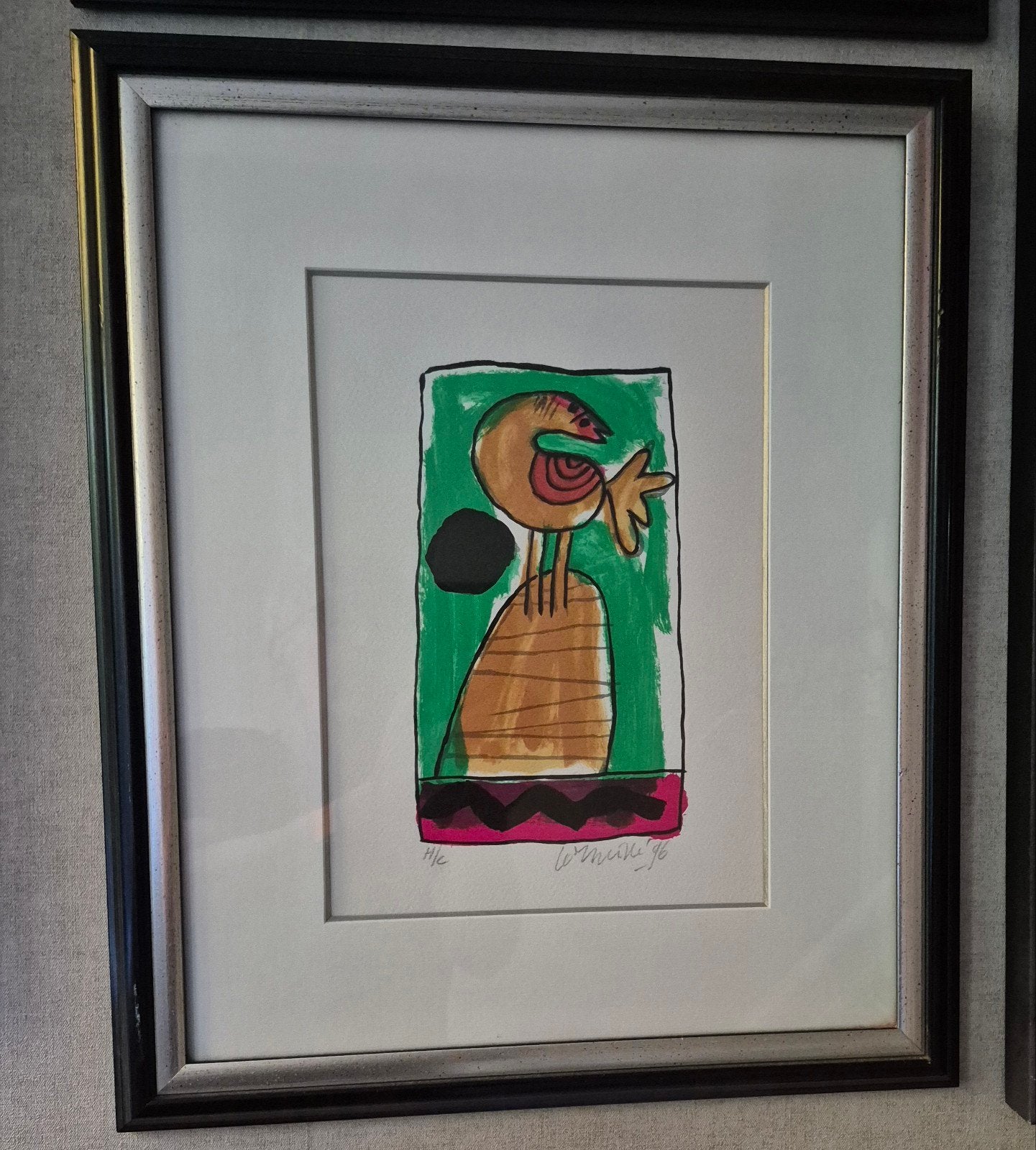 Corneille zeefdruk 1996 (Hors Commerce), Antiek en Kunst, Genummerd, Ophalen of Verzenden