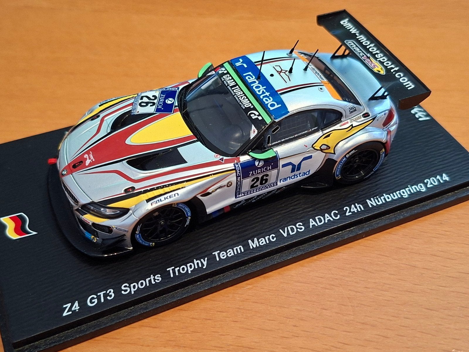 Spark BMW Z4 GT3 Nürburgring 2014 1:43 - Mick Catsburg
