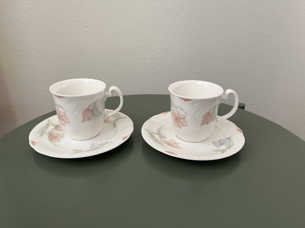 Royal Albert Horisons Fantasia kop en schotel set (2 stuks), Ophalen