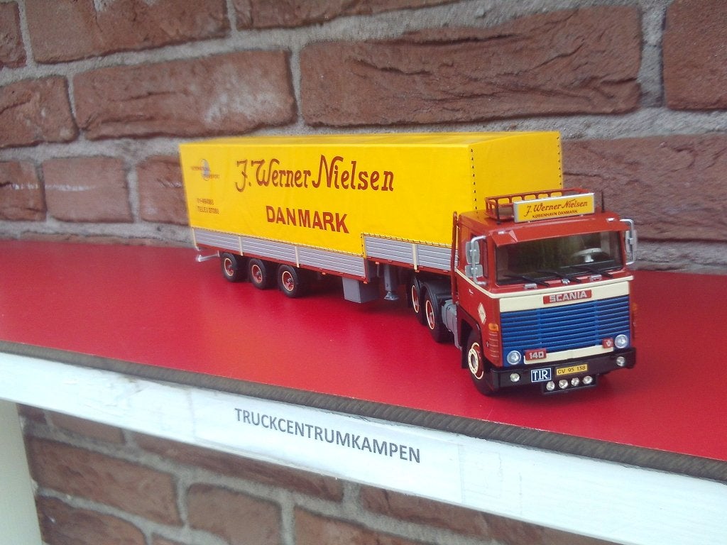 Tekno  Scania  141  van  J. Werner  Nielsen., Hobby en Vrije tijd, Modelauto's | 1:50, Ophalen of Verzenden, Nieuw, Bus of Vrachtwagen