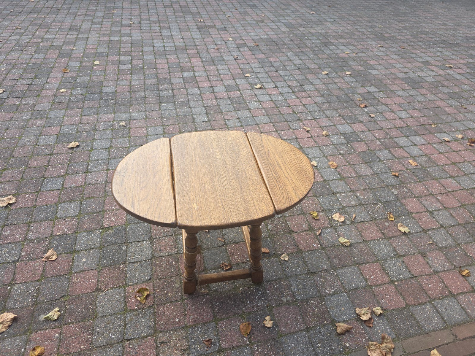 tafeltje eiken, Huis en Inrichting, Ophalen, Rechthoekig, Minder dan 55 cm