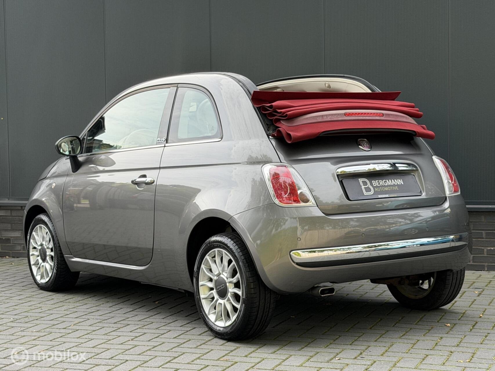 Fiat 500 0.9 TwinAir Lounge|climate|Leder|PDC|Navi|15” LM, Euro 5, 86 pk, Gebruikt, Leder