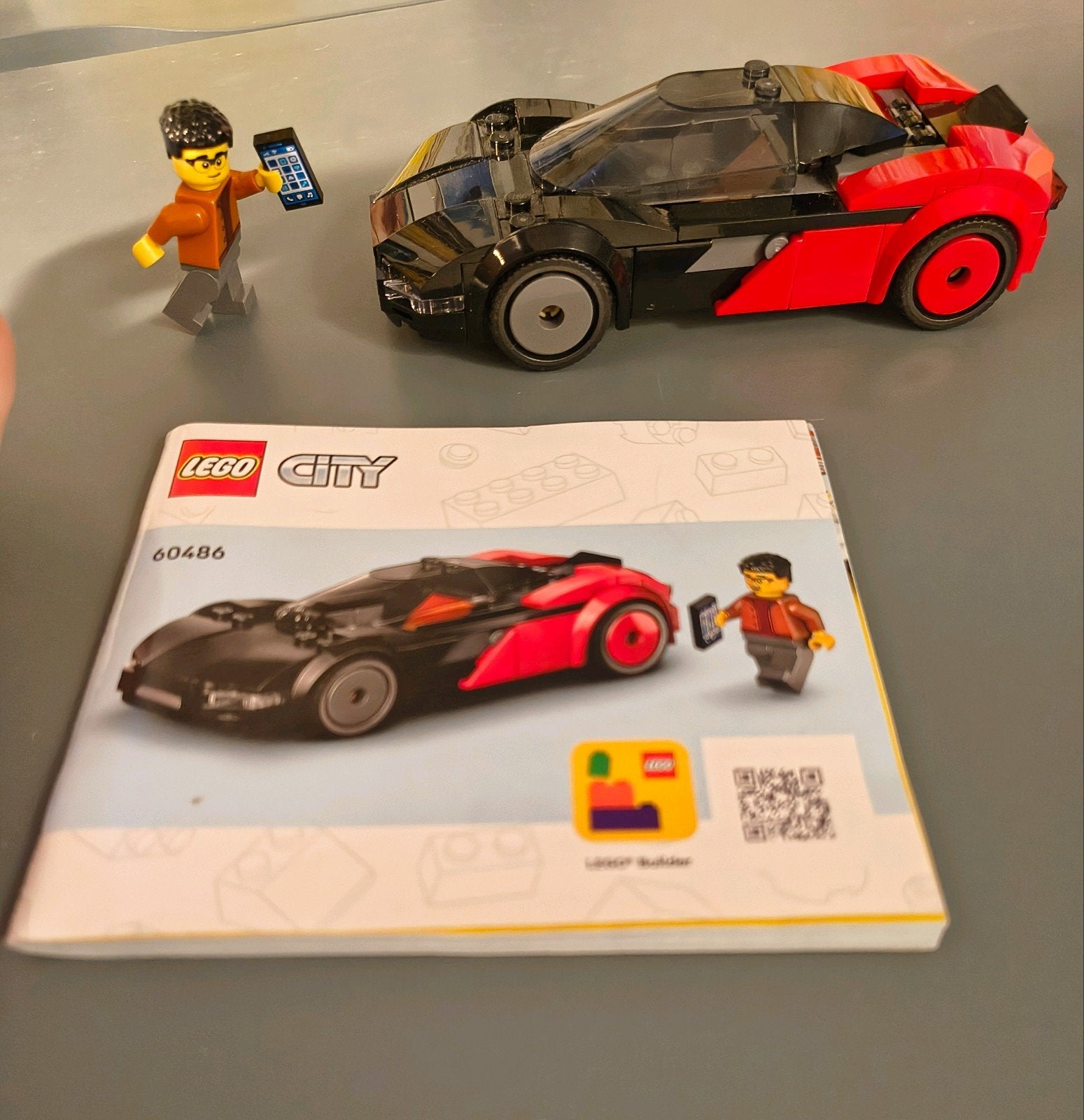 Lego 60486 EV supercar, City, Lego, Ophalen of Verzenden, Zo goed als nieuw