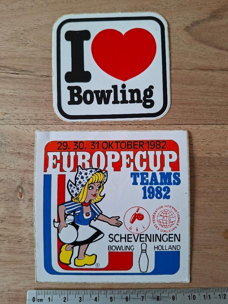 Stickers bowlen, Ophalen of Verzenden, Zo goed als nieuw, Sport