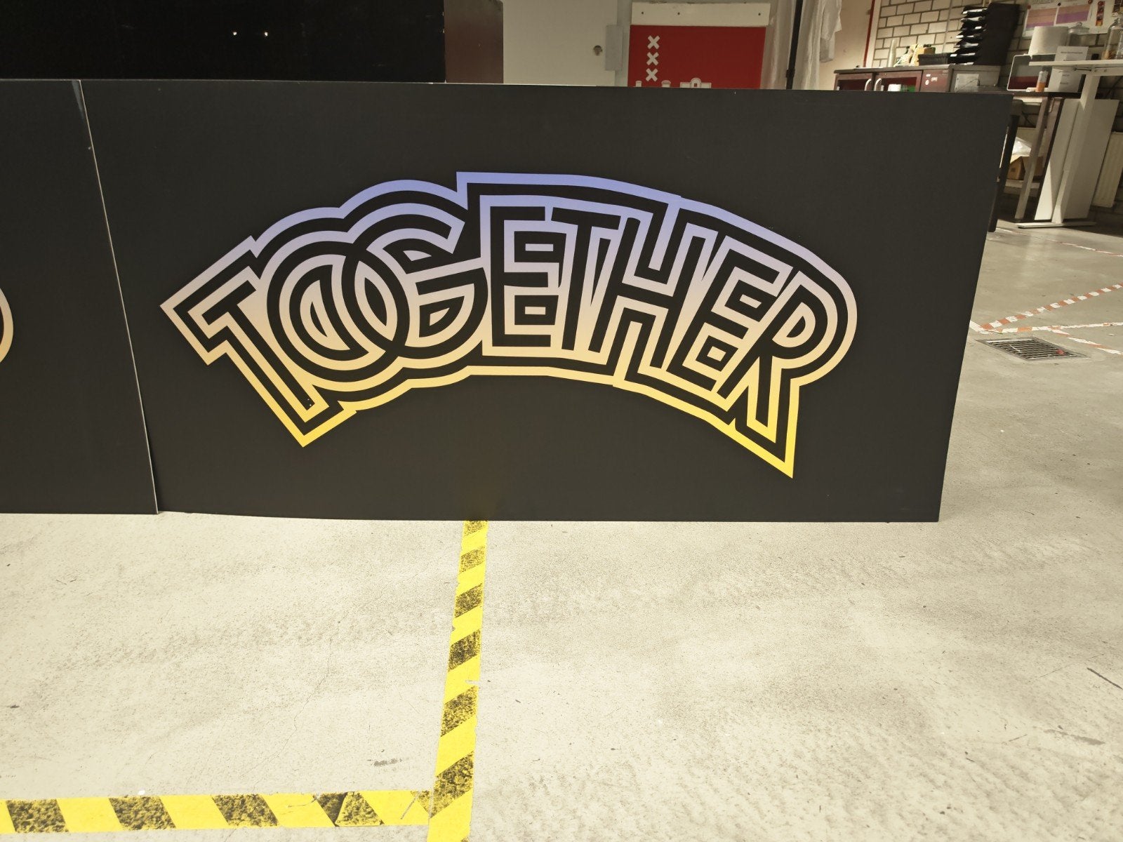 Groot foamboard Harry Styles 'Together' - 175x80 cm, Ophalen of Verzenden