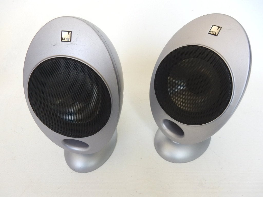 KEF HTS-2001 (eitjes) kwaliteit speakers, Stereo speakers, Gebruikt, Ophalen of Verzenden, 60 tot 120 watt