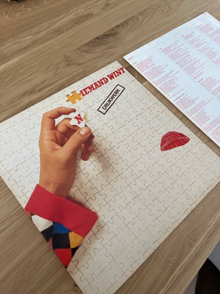 Drukwerk - Iemand Wint LP in erg goede staat, LP, Gebruikt, Ophalen of Verzenden, Pop
