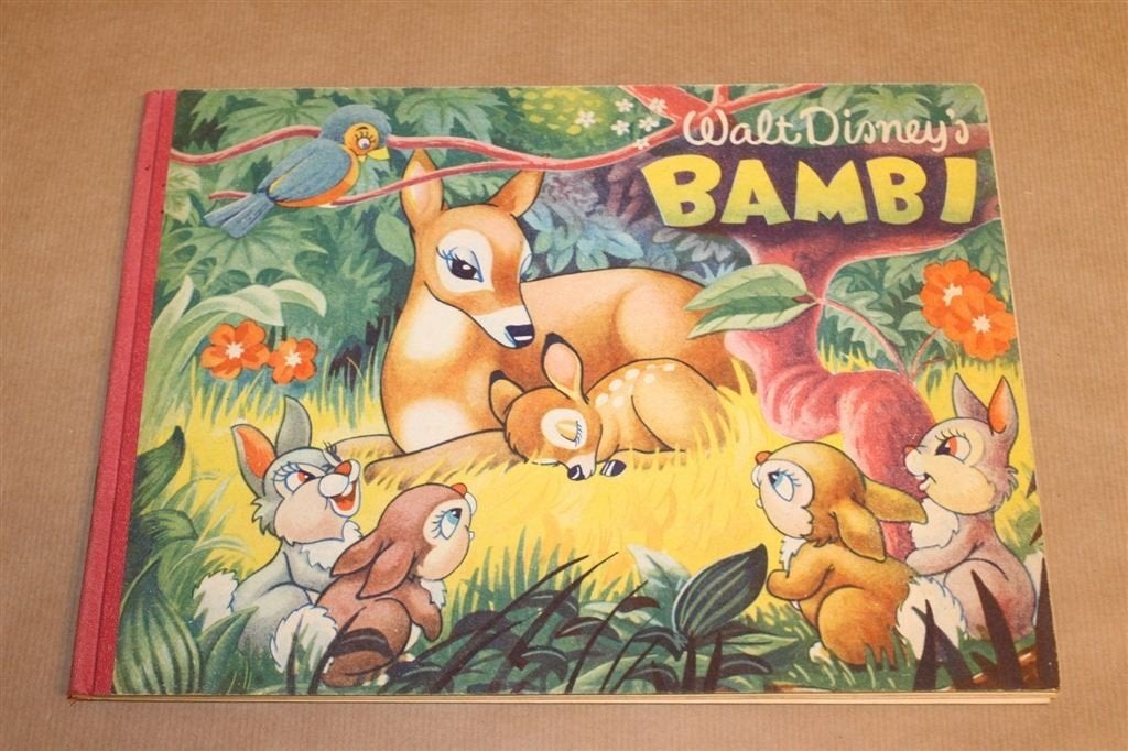 Walt Disneys Bambi — Vintage Plaatjesalbum Compleet, 1952, Verzamelen, Gebruikt, -, Beeldje of Figuurtje, -