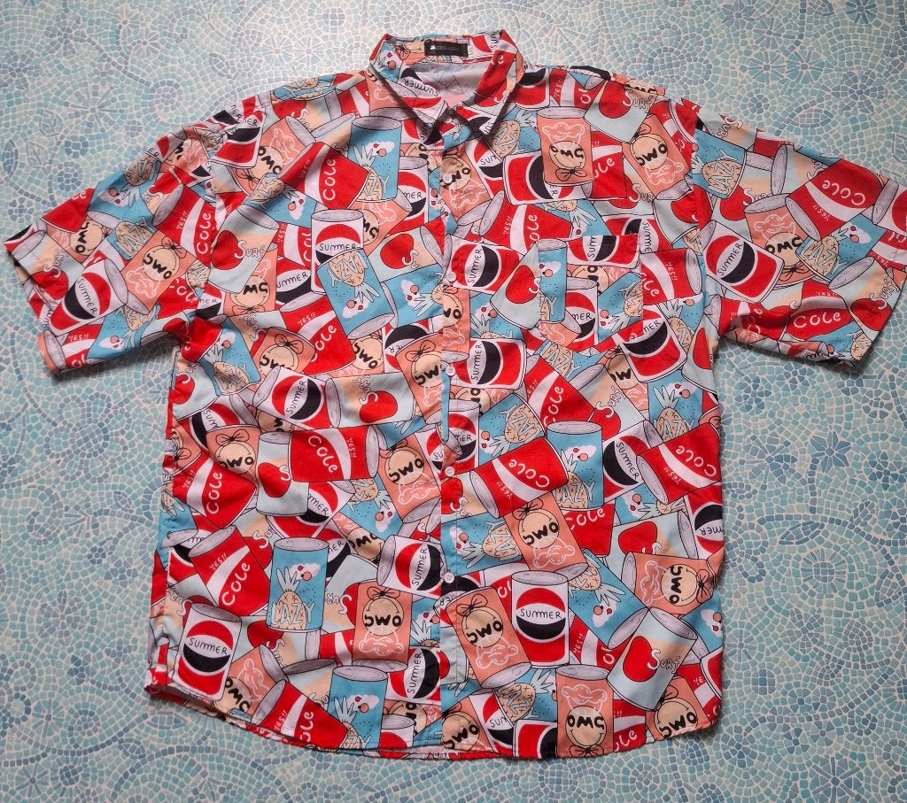 Nieuw Opvallend Festival / Beach / Party / Vakantie Shirt, Ophalen of Verzenden, Nieuw, Meerkleurig