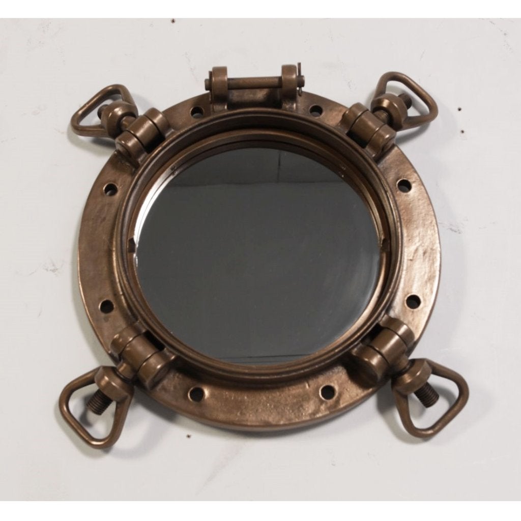 Patrijspoort spiegel 38 cm - reproductie patrijspoort WW2, Ophalen, HorecaBeelden, Overige typen, Nieuw