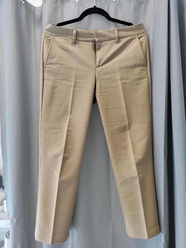 Trousers Gap slim crop Beige cotton, Beige, Ophalen of Verzenden, Zo goed als nieuw, Maat 36 (S)