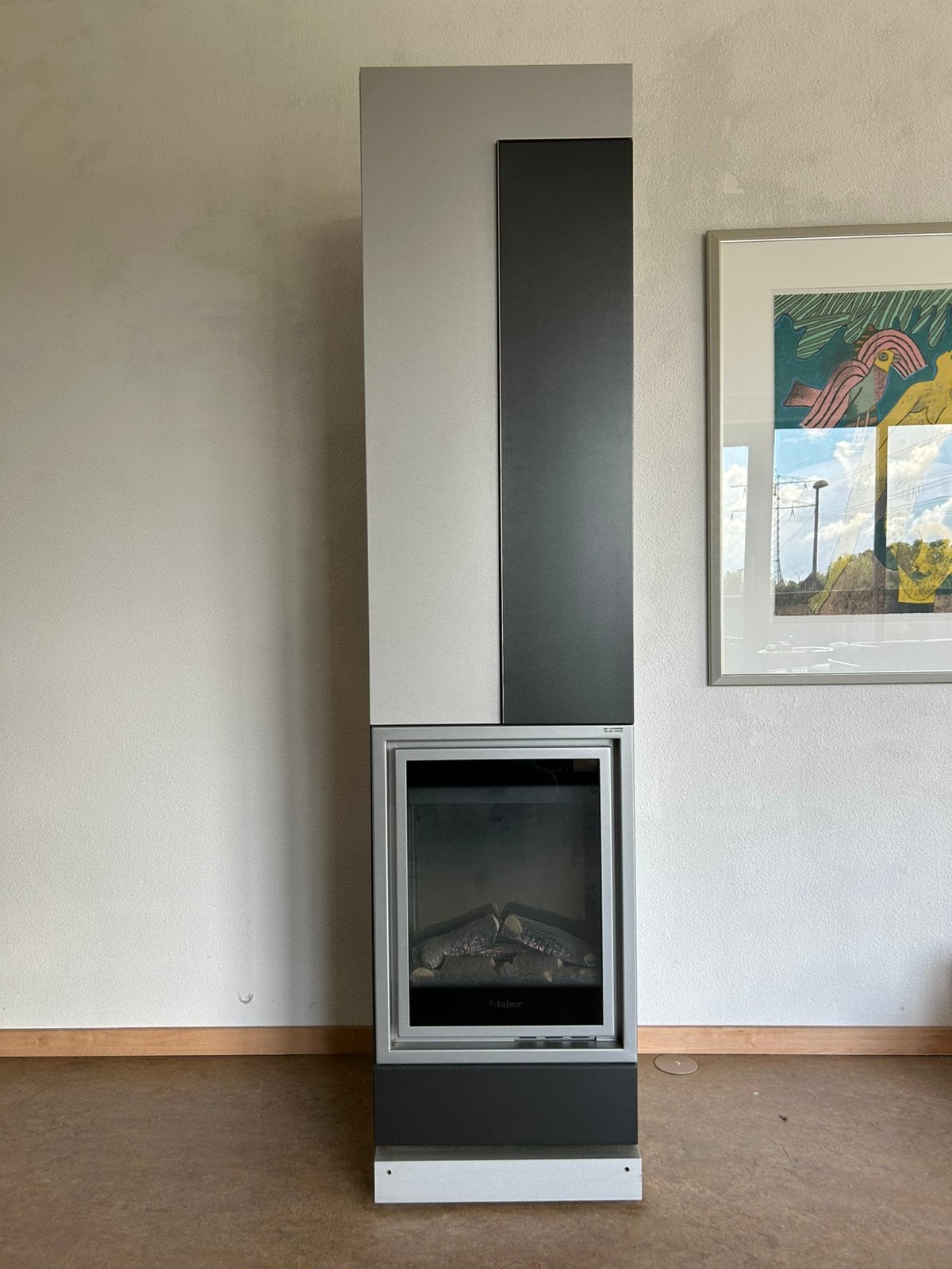 Interstar vrijstaand haardmeubel, Huis en Inrichting, Ophalen, Gebruikt, Vrijstaande haard, Elektrische haard