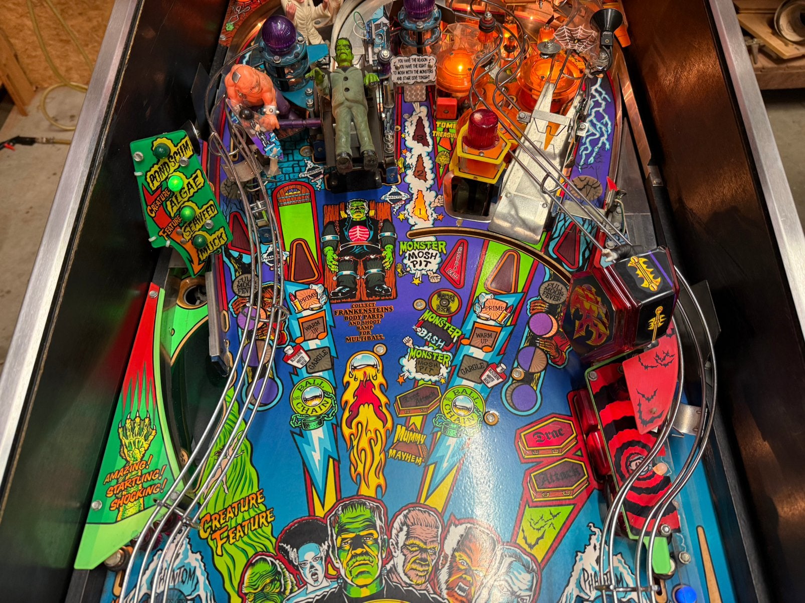 Flipperkast Williams Monster Bash, Ophalen, Gebruikt, Williams, Dot-matrix