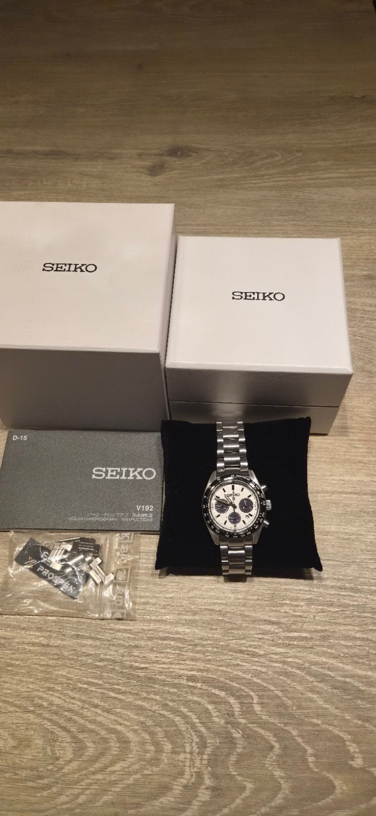 Seiko Prospex Panda Chronograaf - Goede staat, compleet, Sieraden, Tassen en Uiterlijk, Horloges | Heren, Ophalen of Verzenden