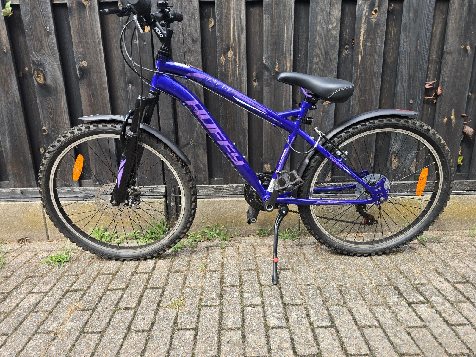 Huffy Extent 24 inch mountainbike - Paars/Zwart, Huffy, Aluminium, Ophalen of Verzenden, Zo goed als nieuw