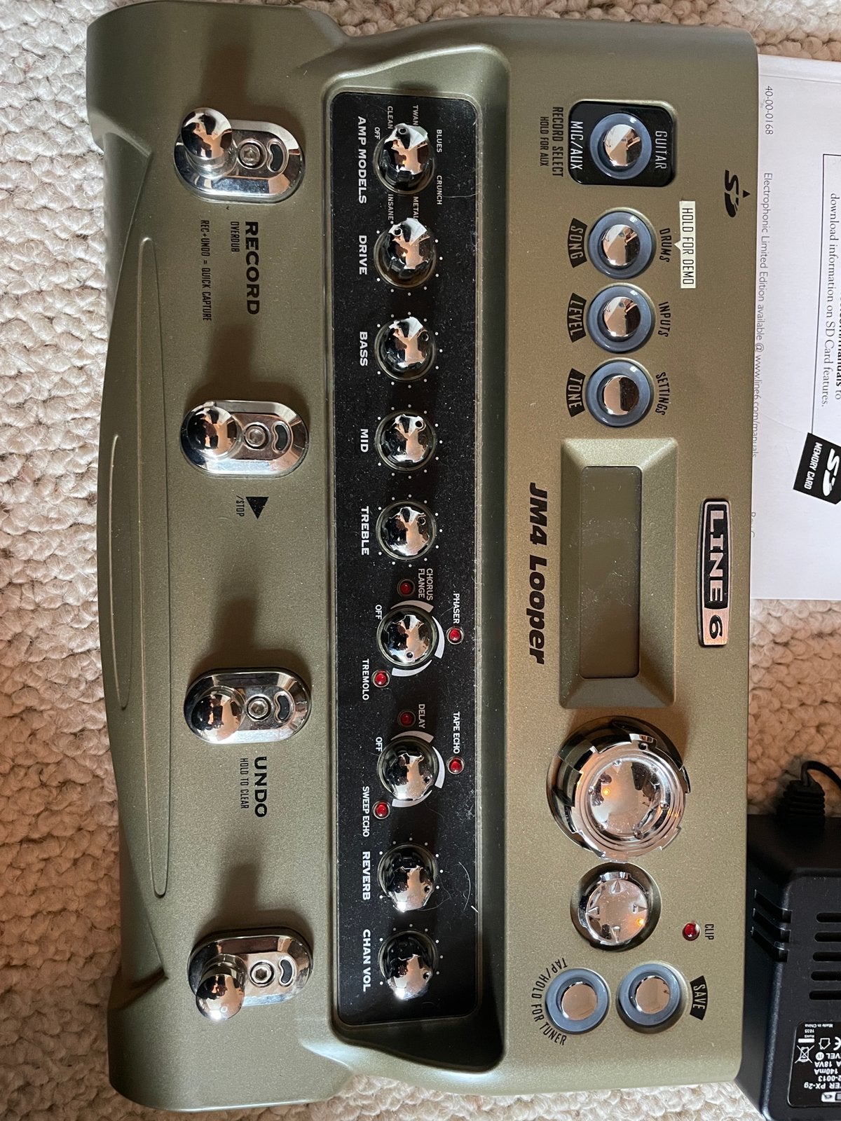 Line6 JM4 loopstation, Muziek en Instrumenten, Ophalen of Verzenden, Zo goed als nieuw