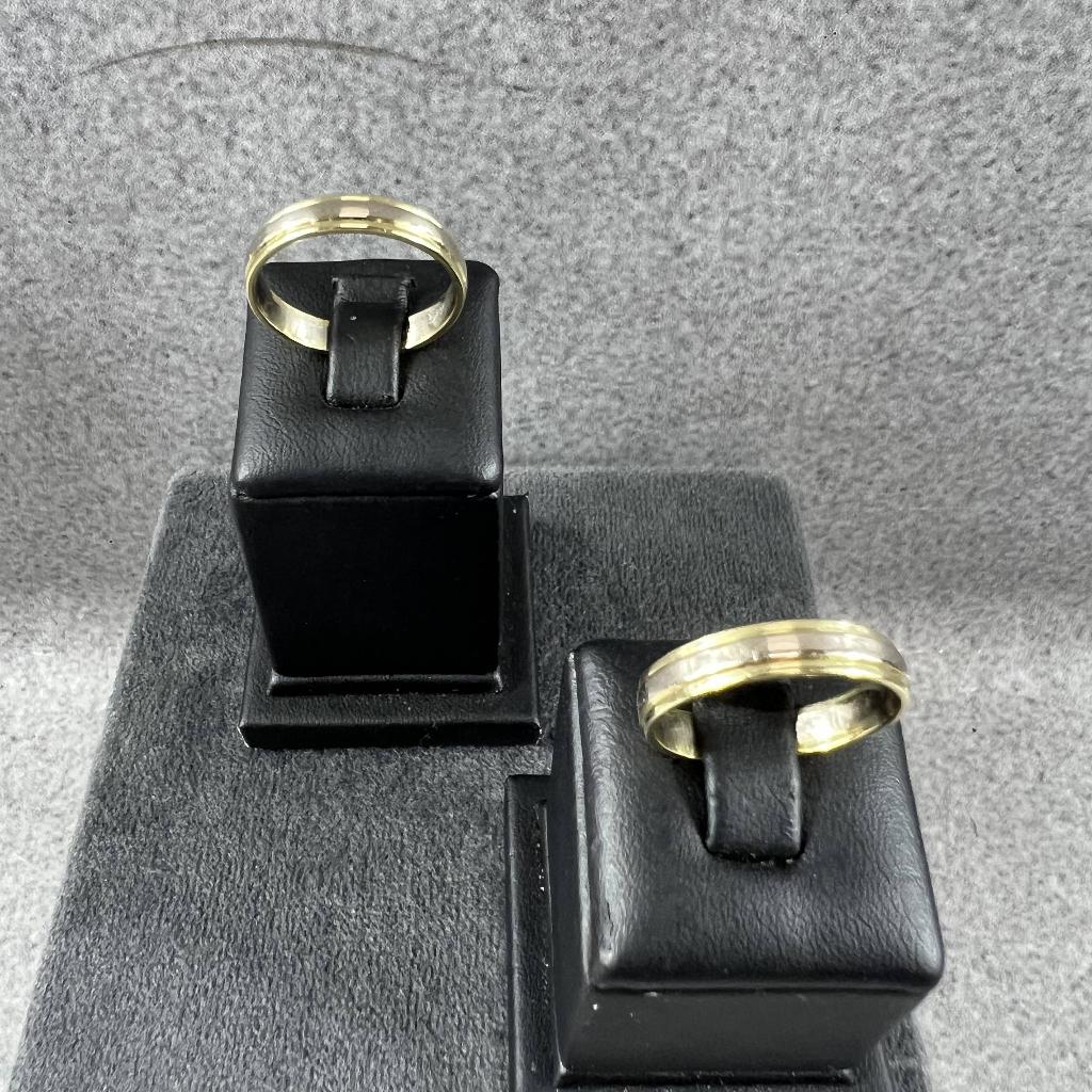 Gouden ringen set | 14K | 6,43gr | trouwringen | 404079, Sieraden, Tassen en Uiterlijk, Ringen, Ophalen of Verzenden, Zo goed als nieuw