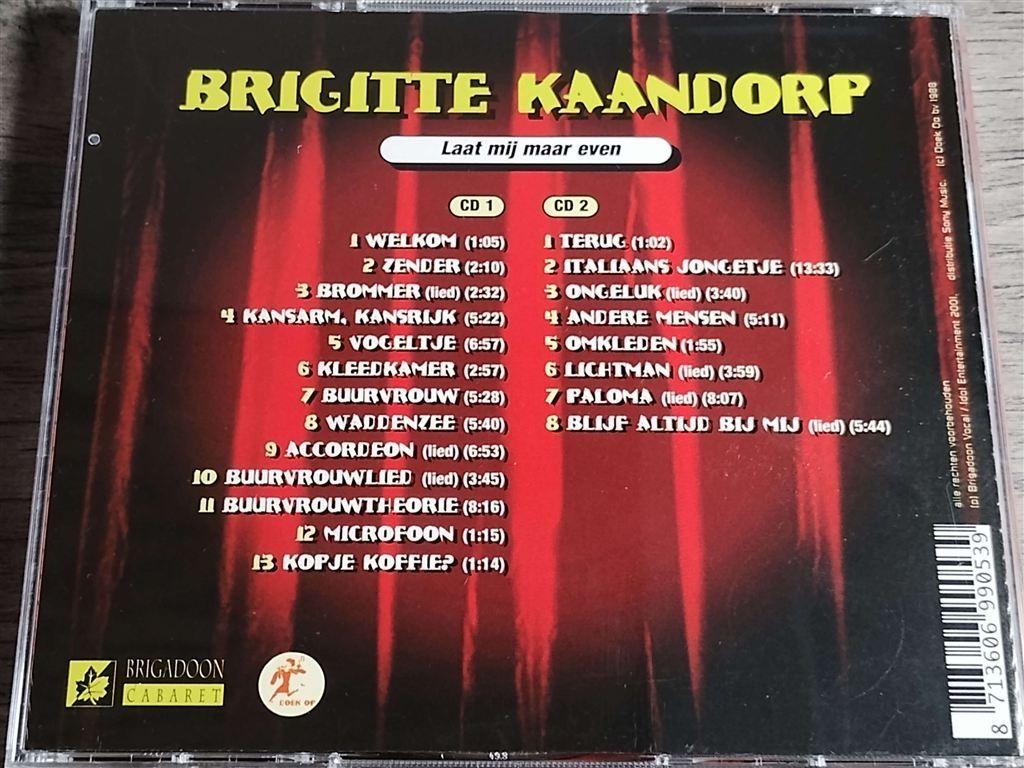 Brigitte Kaandorp - Laat Mij Maar Even [2 CD] 2001, Ophalen of Verzenden, Zo goed als nieuw