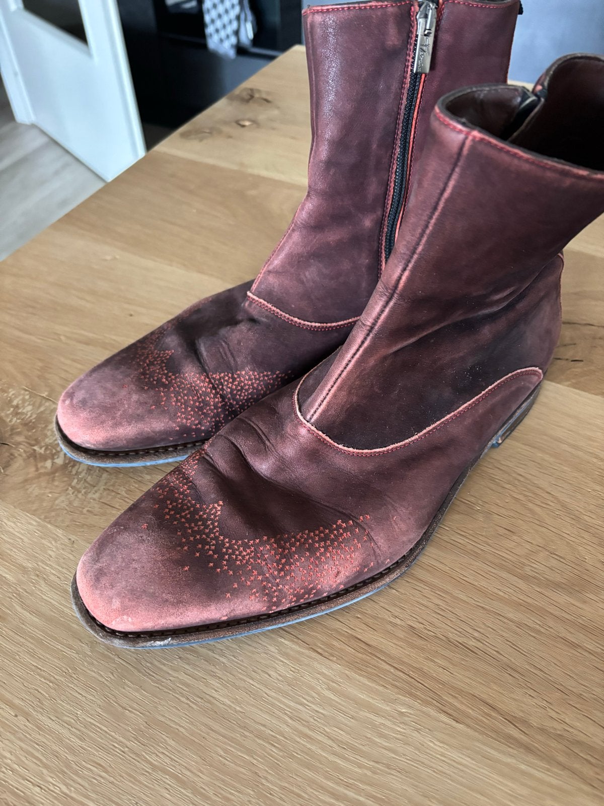 Floris van Bommel laarsjes maat 42, Ophalen of Verzenden, Gedragen, Bruin, Boots
