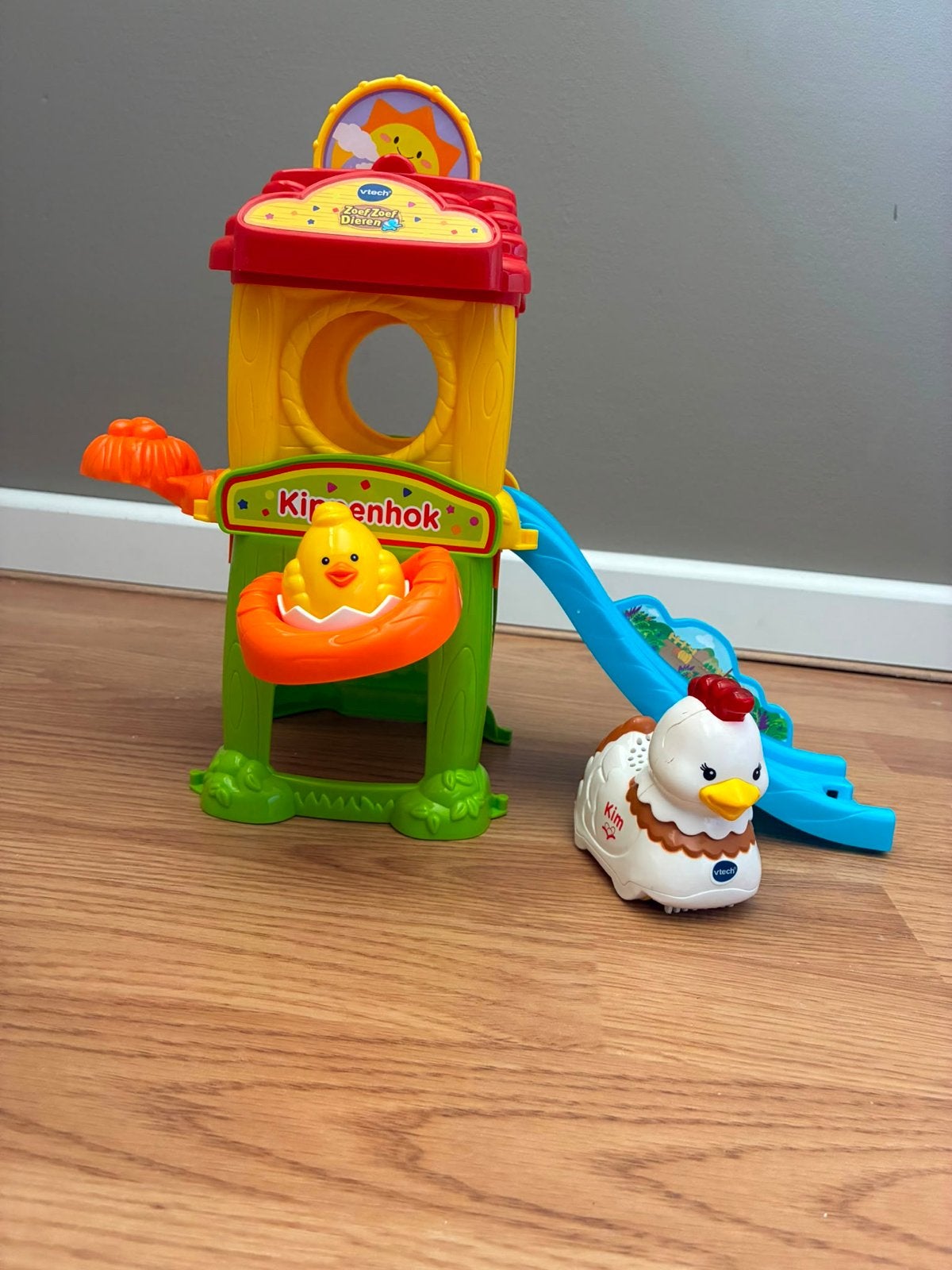 VTech Zoef Zoef Dieren Kippenhok met kip Kim, Ophalen of Verzenden, Zo goed als nieuw, Overige typen, Met geluid
