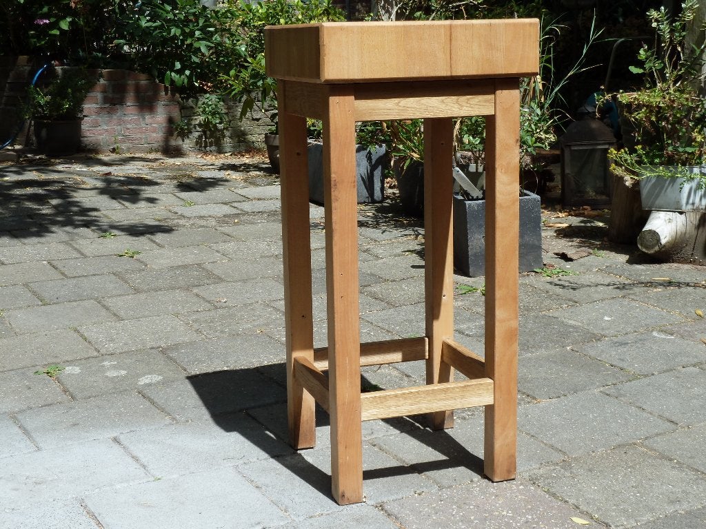 Hakblok, Ophalen, Gebruikt, Hout