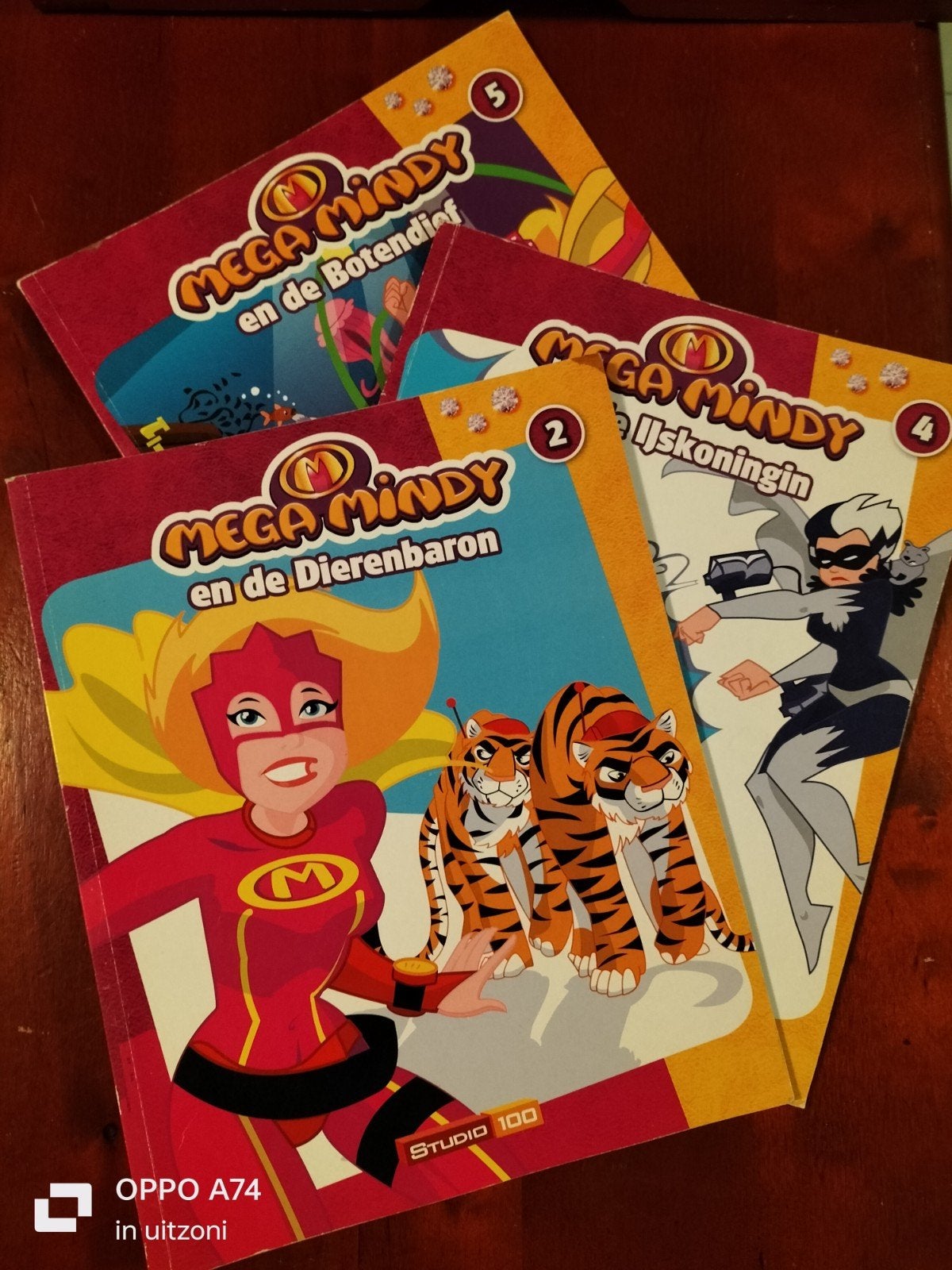 Mega Mindy Boeken - 3-delige set, Ophalen of Verzenden, Gelezen, Studio 100, Fictie algemeen