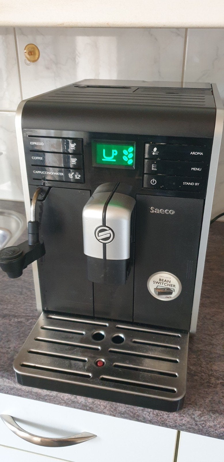 Saeco Koffiemachine - Volautomatisch Espresso Apparaat, Witgoed en Apparatuur, Koffiezetapparaten, Gebruikt, Koffiemachine, Ophalen of Verzenden