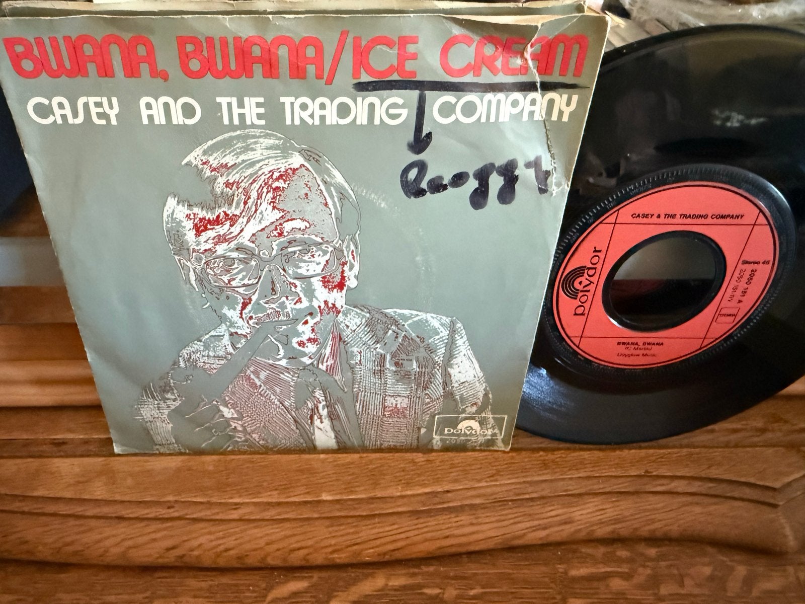 Casey and The Trading Company - Bwana, Bwana / Ice Cream, Fotohoes, 7 inch, Ophalen of Verzenden, Zo goed als nieuw