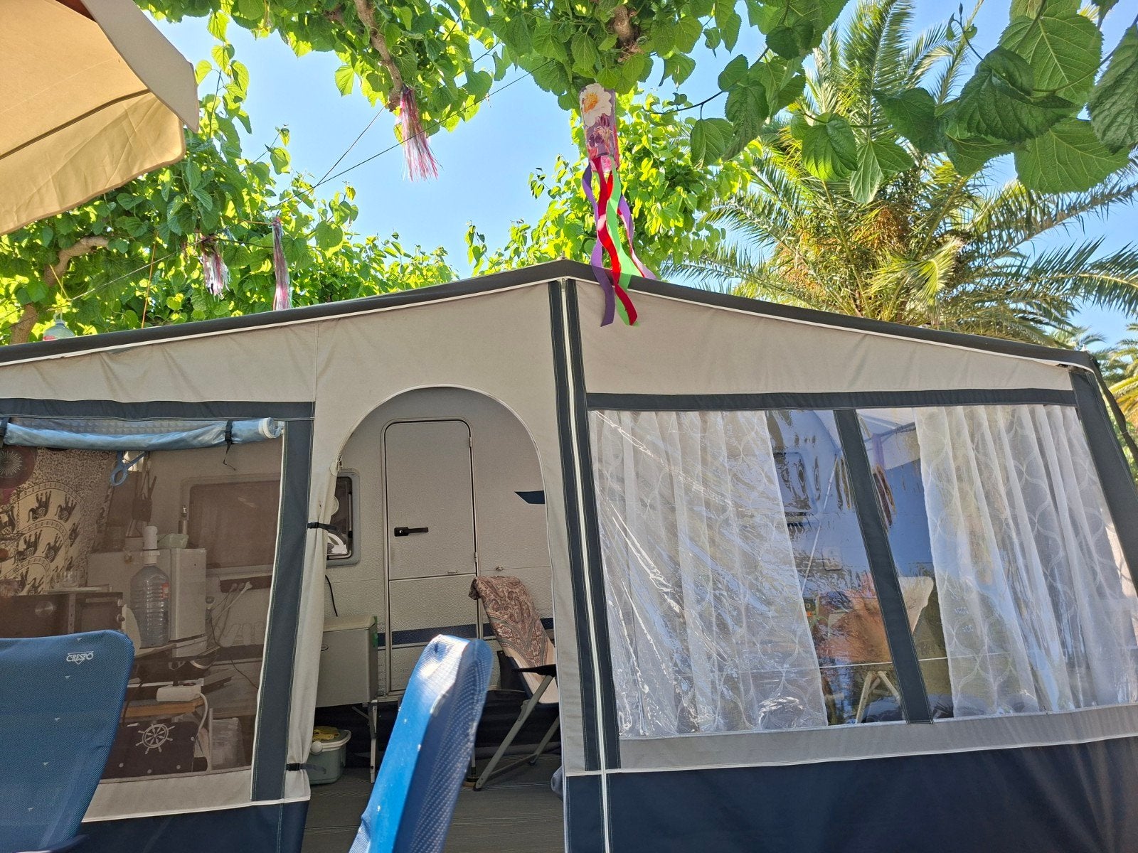 Voorwand voor caravanluifel - Goede staat, Caravans en Kamperen, Kampeeraccessoires, Ophalen of Verzenden