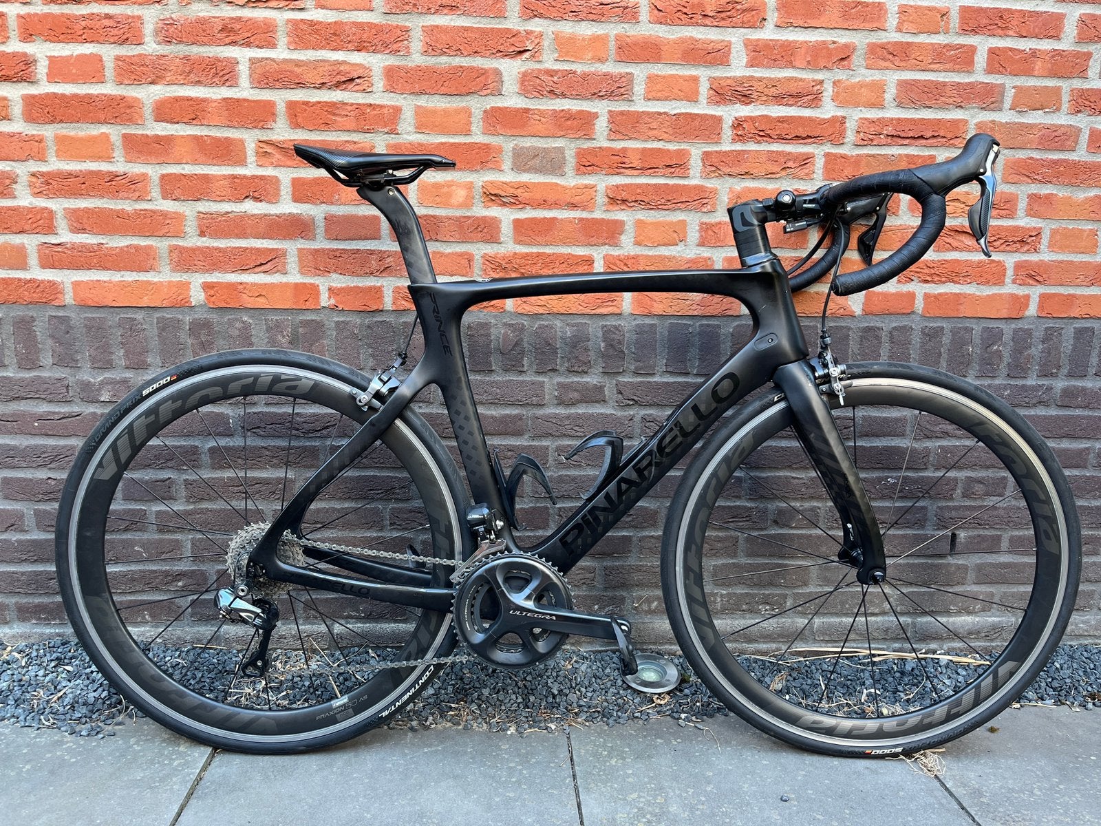 Pinarello Prince 54,5 Ultegra Di2 Stages Powermeter, 28 inch, Gebruikt, Carbon, Velgrem