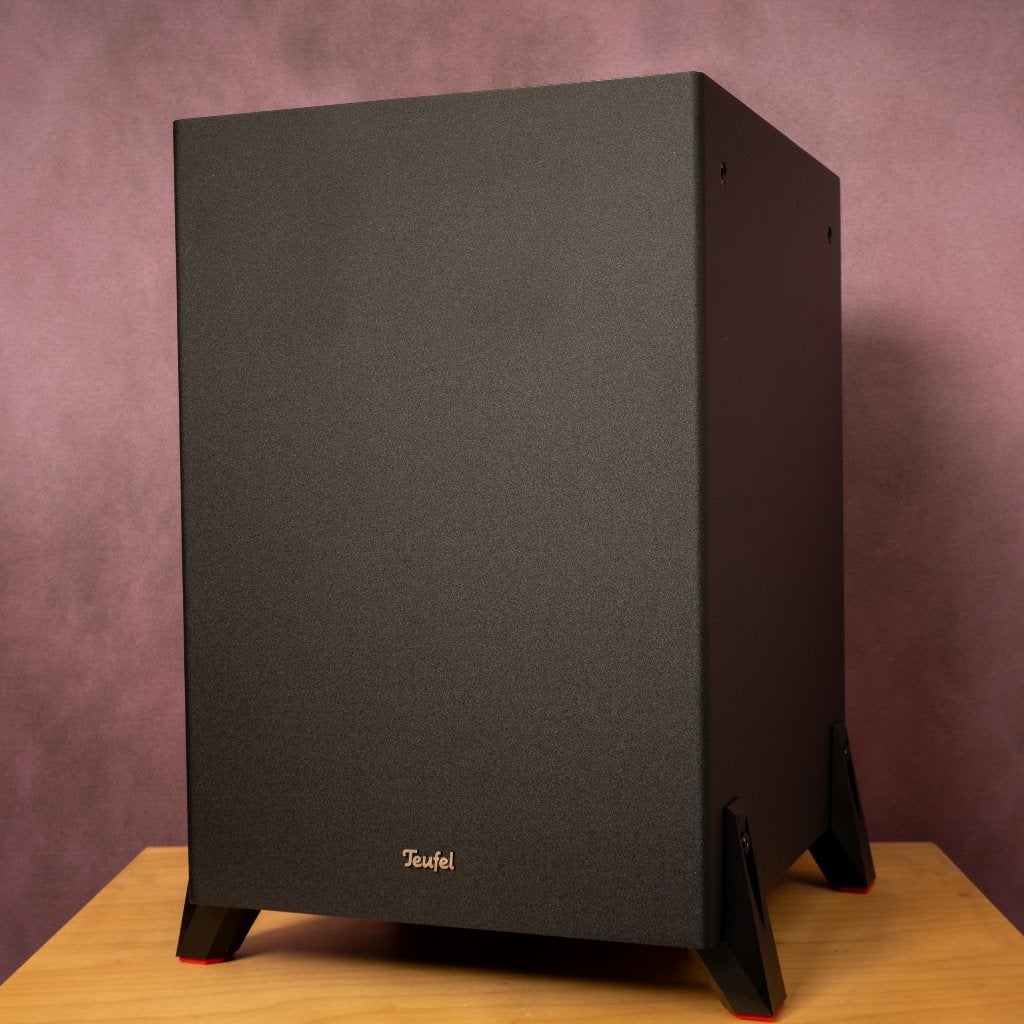 Teufel T10 Subwoofer in nieuwstaat!, Audio, Tv en Foto, Luidsprekers, Zo goed als nieuw, AUX-ingang, Ophalen, Overige merken