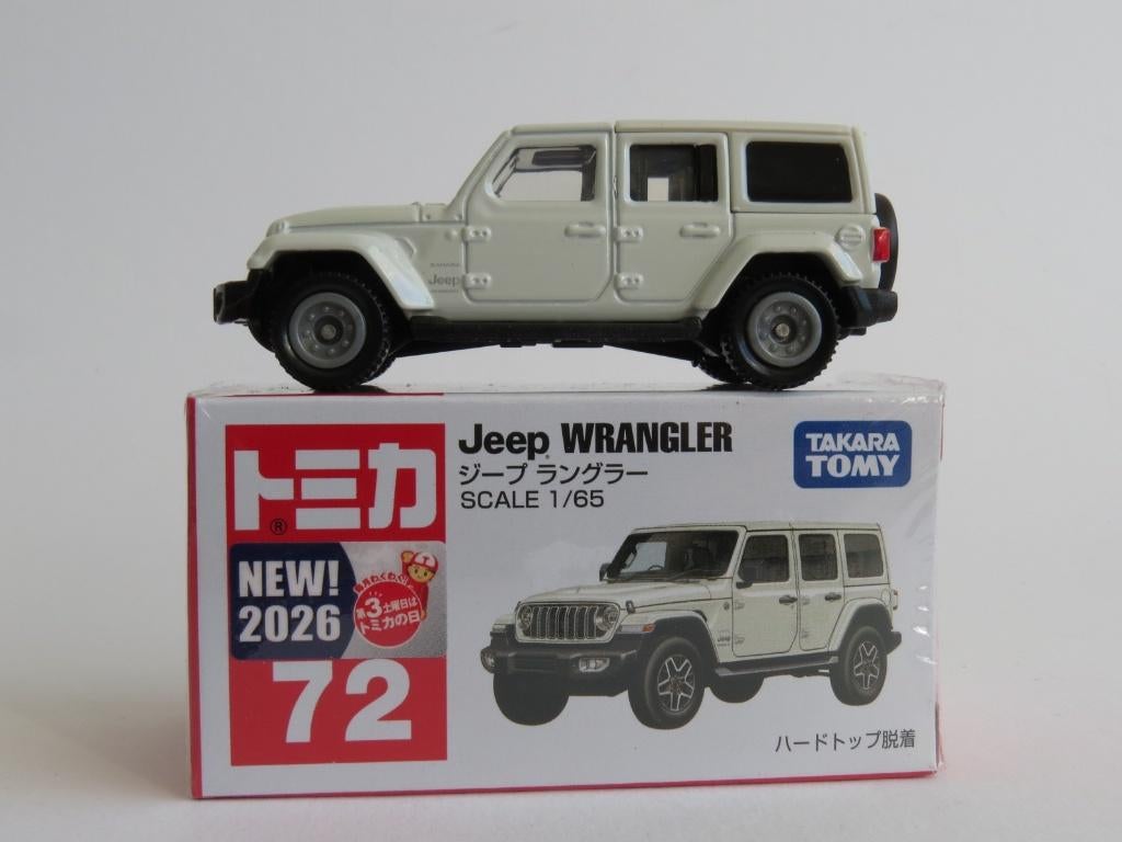 Tomica nr72 Jeep Wrangler 1/65 3inch tomy, Ophalen of Verzenden, Nieuw, Auto