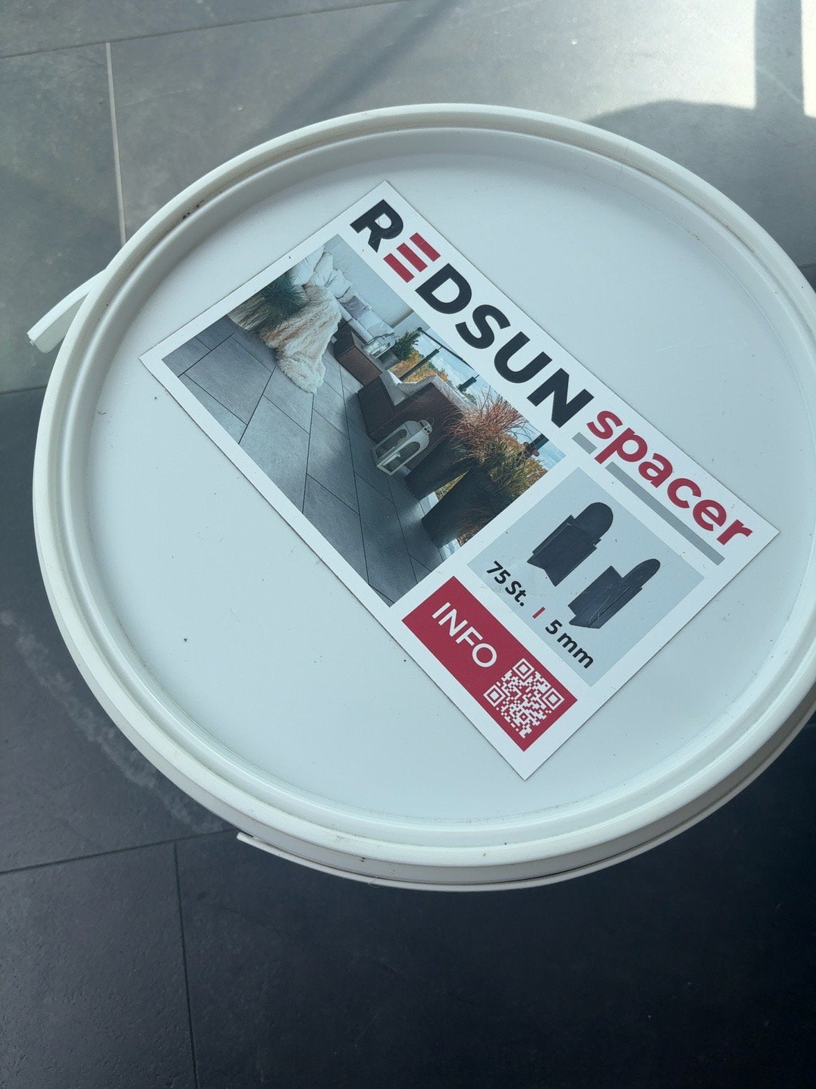 REDSUN Spacer tegeldragers 75 mm / 5 mm, Ophalen, Zo goed als nieuw