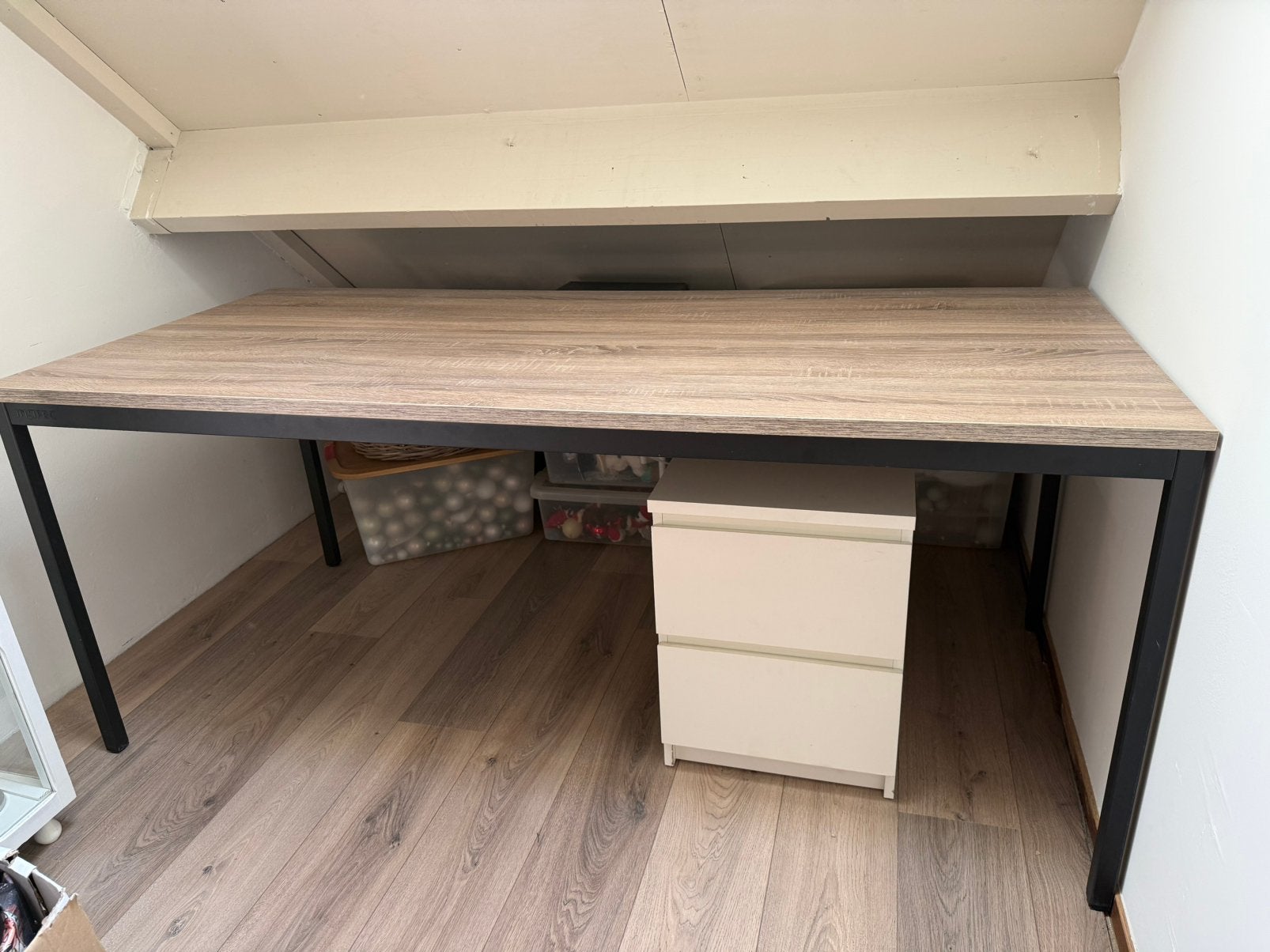 Zakelijk bureau, ZGAN, Huis en Inrichting, Bureaus, Ophalen, Demontabel, Hout, 180 cm