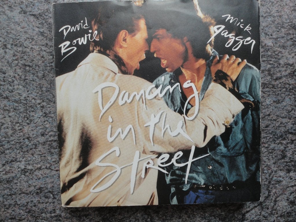 David Bowie & Mick Jagger-Dancing in the street UK 1985 FH, Gebruikt, Fotohoes, 7 inch, Ophalen of Verzenden