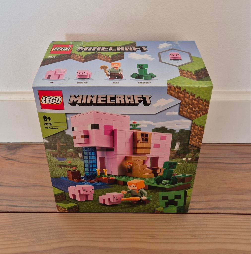LEGO Minecraft het varkenshuis 21170, Gebruikt, Minecraft, Lego, Ophalen of Verzenden