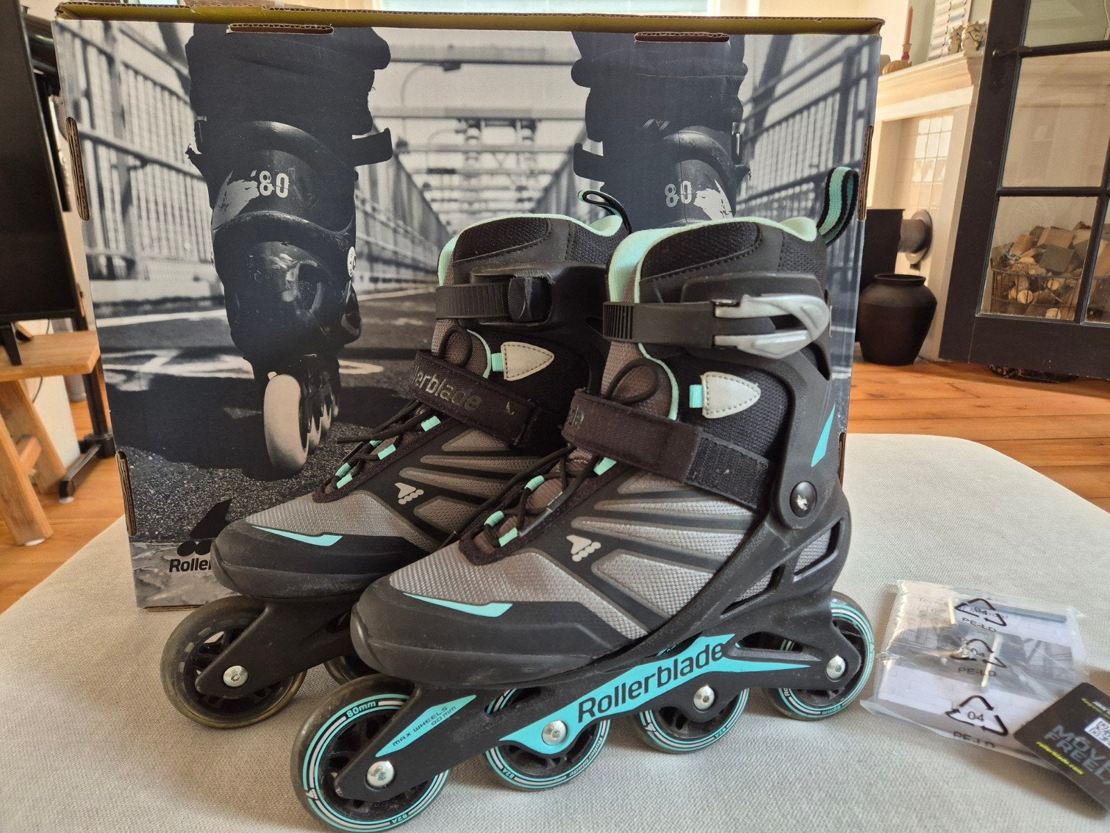 Rollerblade Zetrablade W skeelers mt (38) 39, Sport en Fitness, Skeelers, Ophalen of Verzenden, Zo goed als nieuw, Inline skates 4 wielen