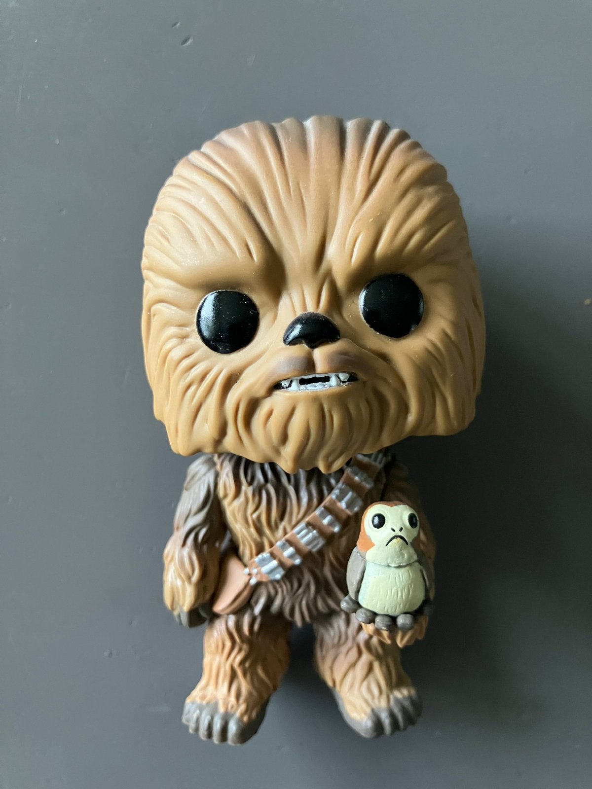 Funko Pop! Chewbacca met Porg - Star Wars, Ophalen of Verzenden, Zo goed als nieuw, Actiefiguurtje
