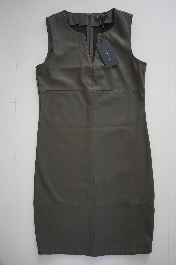 Nieuw Costes jurk kaki groen recht model maat S 36 mouwloos, Nieuw, Ophalen of Verzenden, Costes, Maat 36 (S)