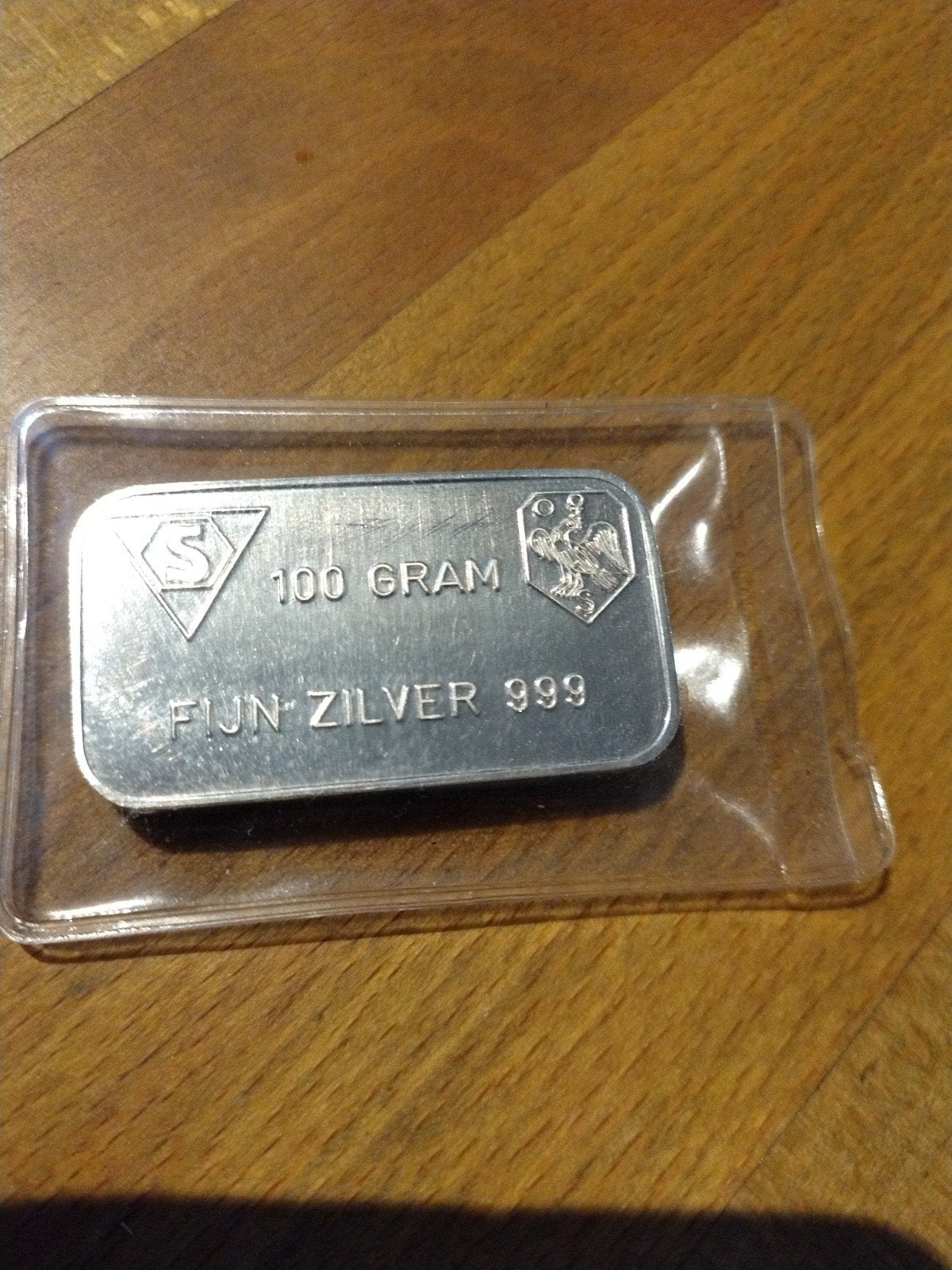 100 Gram Fijn Zilver 999 Baar, Ophalen of Verzenden