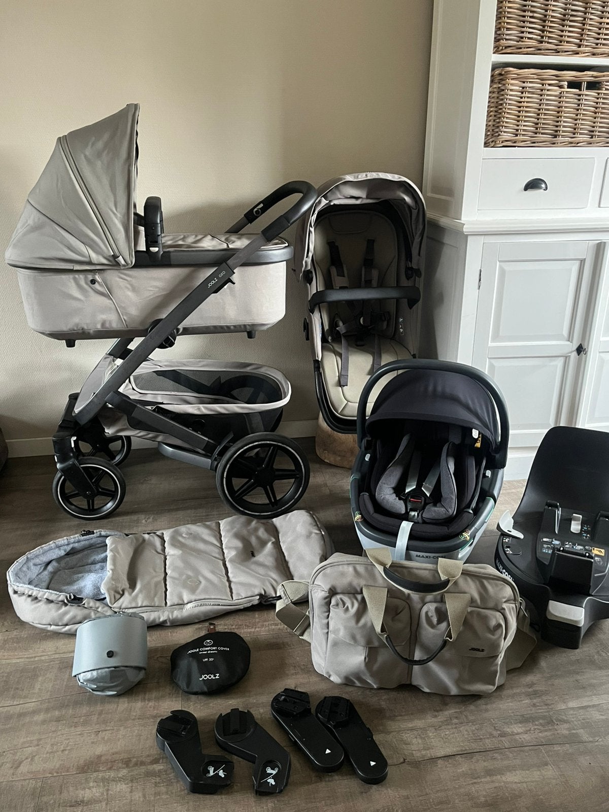Joolz Geo3 || Sage Green || Duo Kinderenwagen, Kinderen en Baby's, Kinderwagens en Combinaties, Ophalen, Zo goed als nieuw, Overige merken