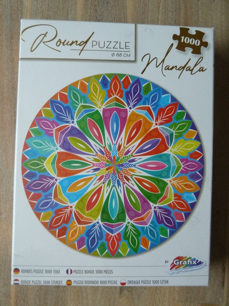 mooir RONDE puzzel 1000 stukjes, Ophalen, 500 t/m 1500 stukjes, Gebruikt, Legpuzzel