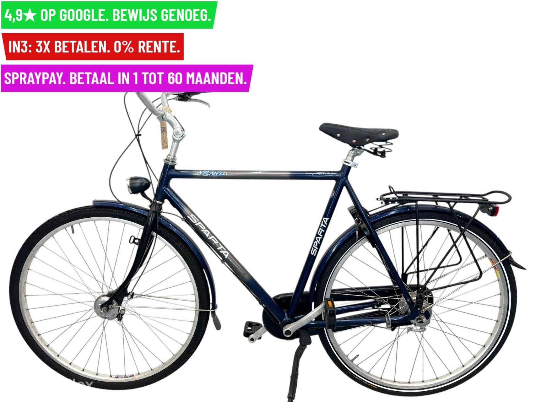 Herenfiets Sparta Atlantis 28"/61cm/4ver - Garantie/Levering, Fietsen en Brommers, Fietsen | Heren | Herenfietsen, Gebruikt, Sparta
