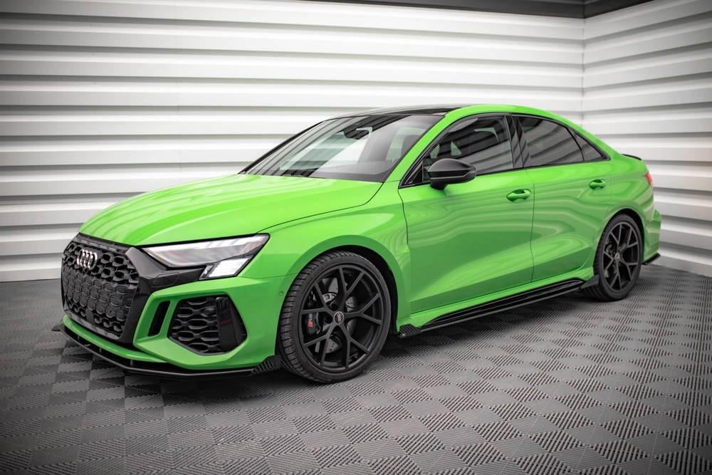 Race Voorlip sideskirt diffuser - Audi RS3 Sedan 8Y 20+, Auto diversen, Tuning en Styling, Ophalen of Verzenden