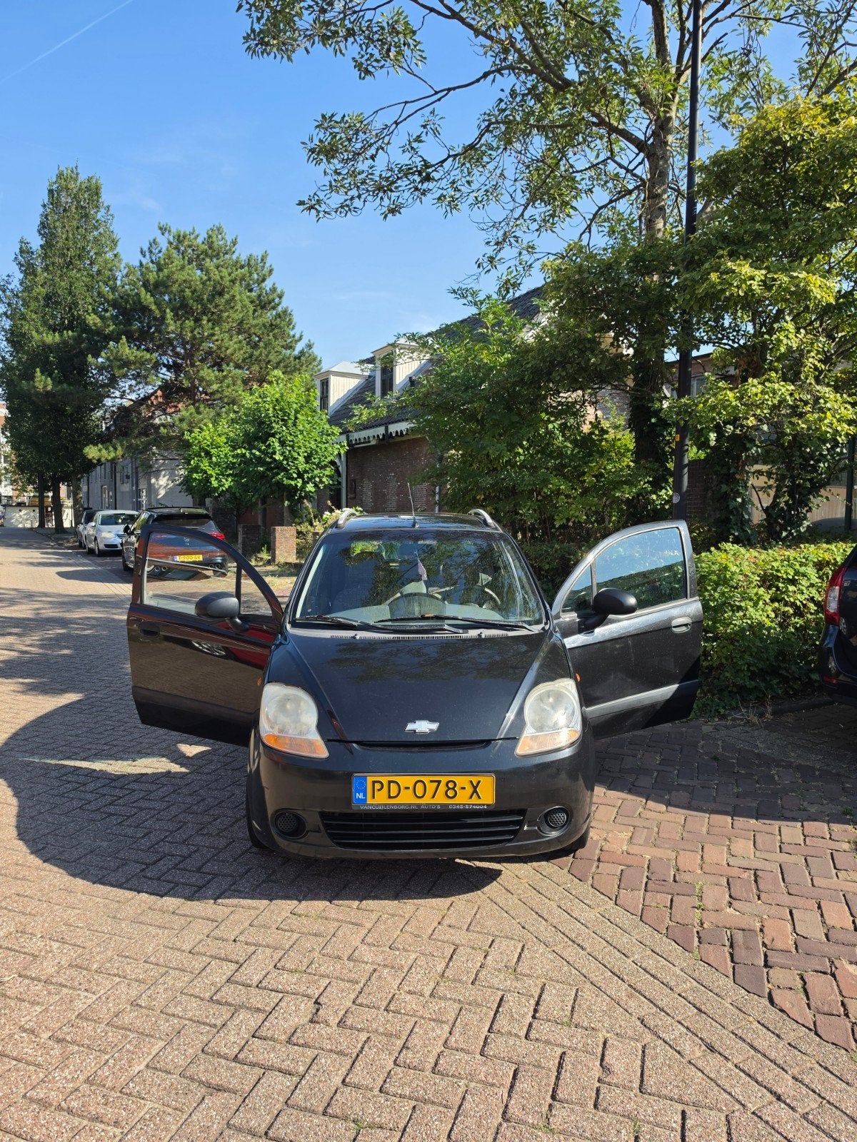 Chevrolet Matiz 1.0 2007 Zwart niew apk, Voorwielaandrijving, 600 kg, 400 kg, Zwart